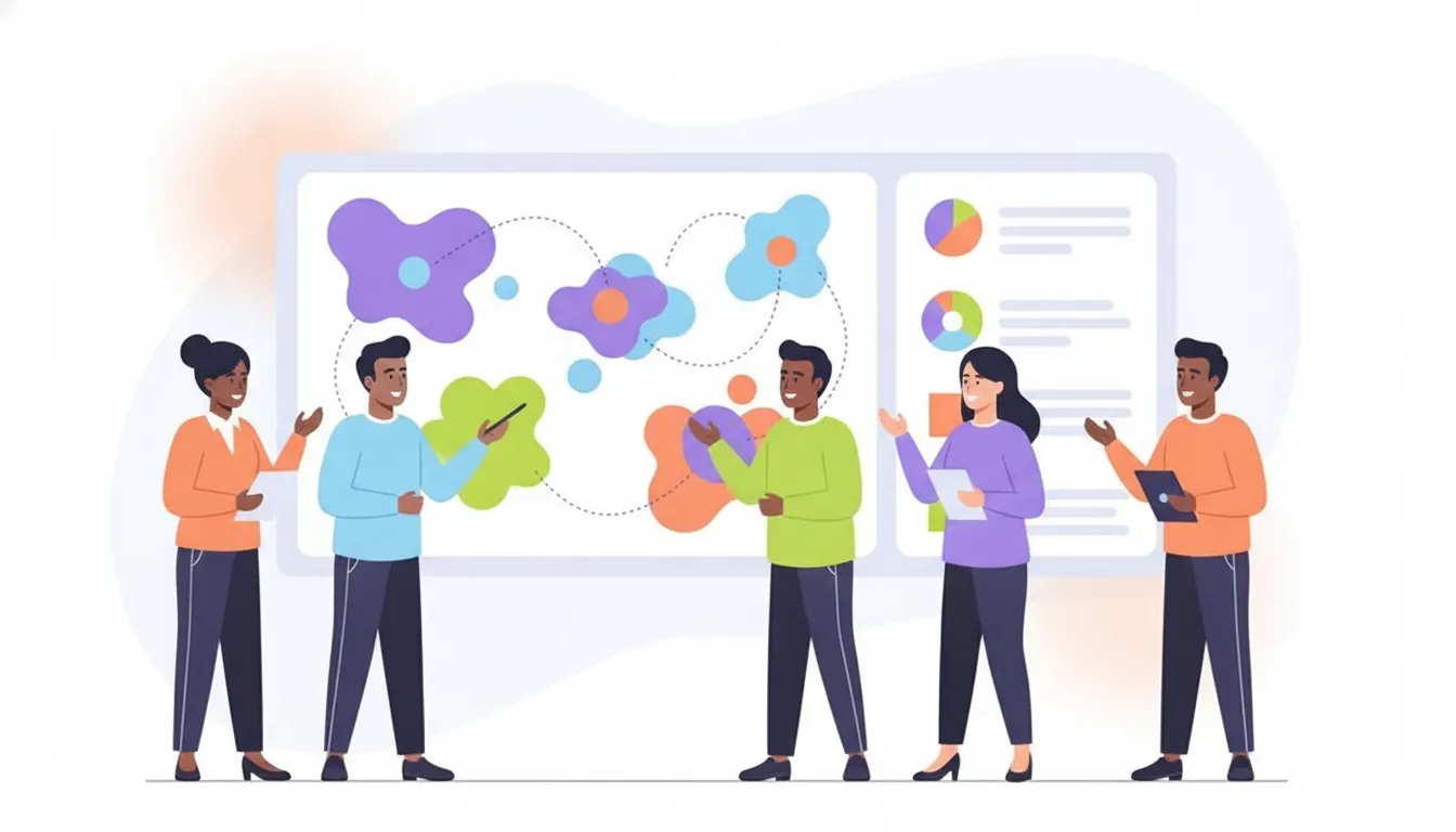 SaaS team reviewing product launch survey research
